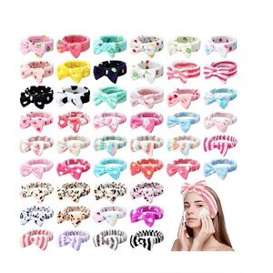 2-Piece Random Pick SOFT Spa Bow Headband - BRAND NEW!